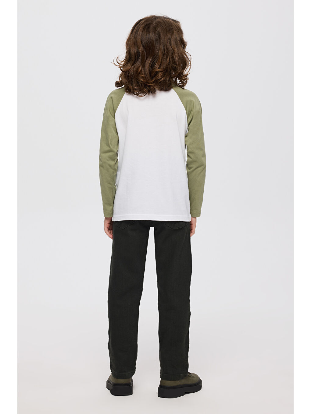 Erkek Çocuk Uzun Kollu T-Shirt Ekru-2