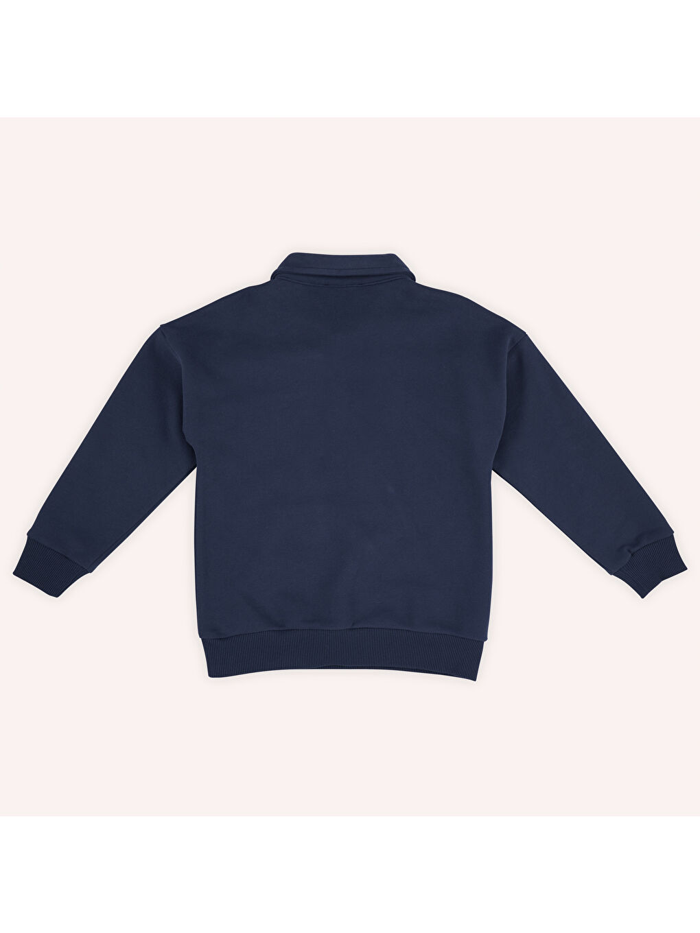 Panço Lacivert Erkek Çocuk Yakalı Sweatshirt - 2