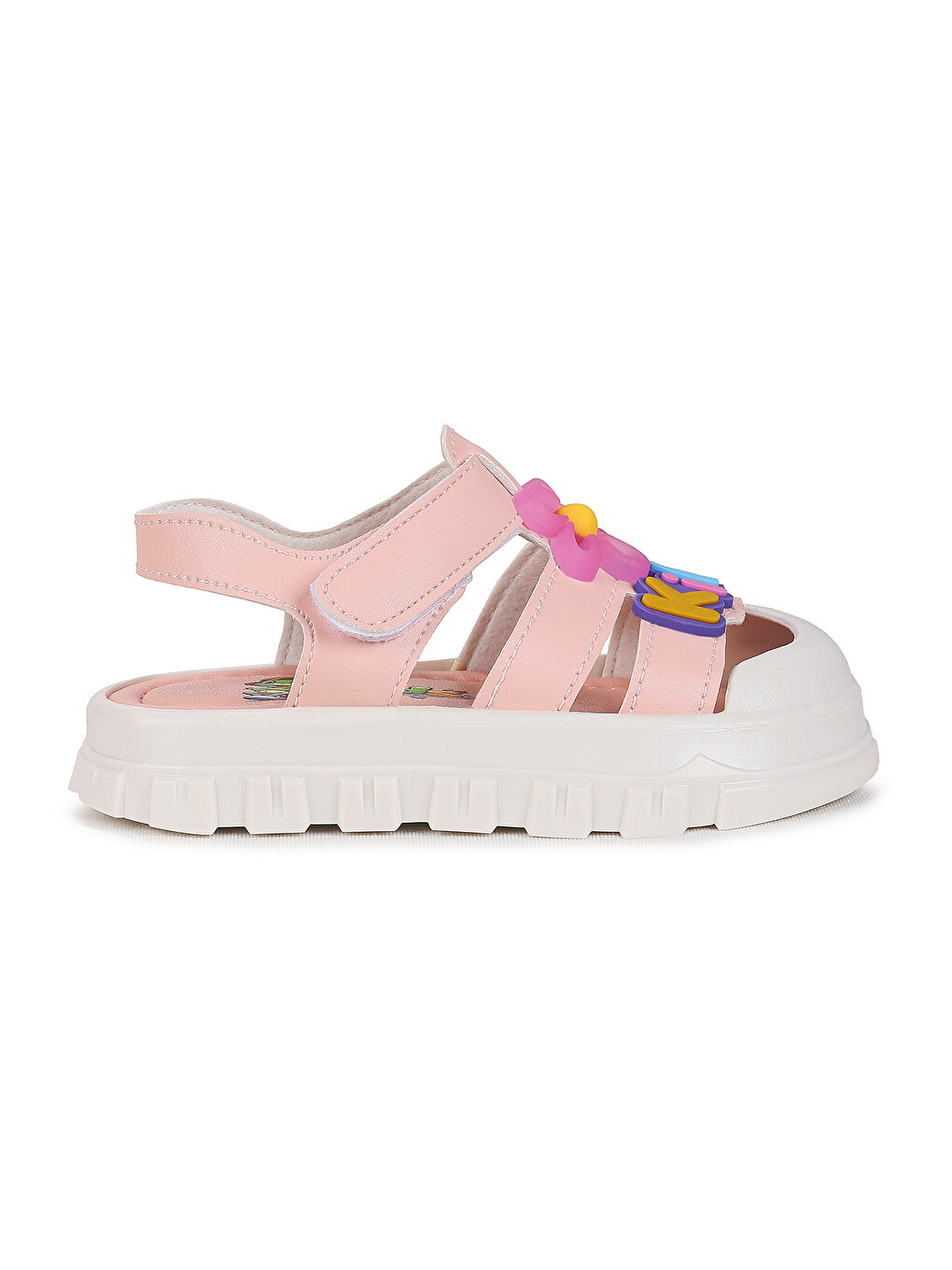 Pembe Jane Hafif Taban Kız Çocuk Sandalet-3
