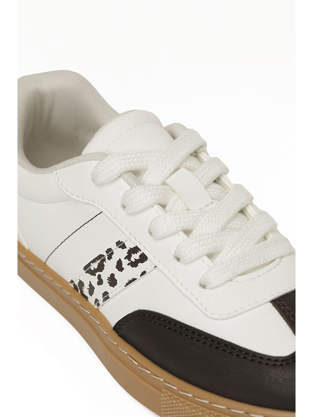 Bej SAVJA.F6FX Ekru Kız Çocuk Sneaker-6