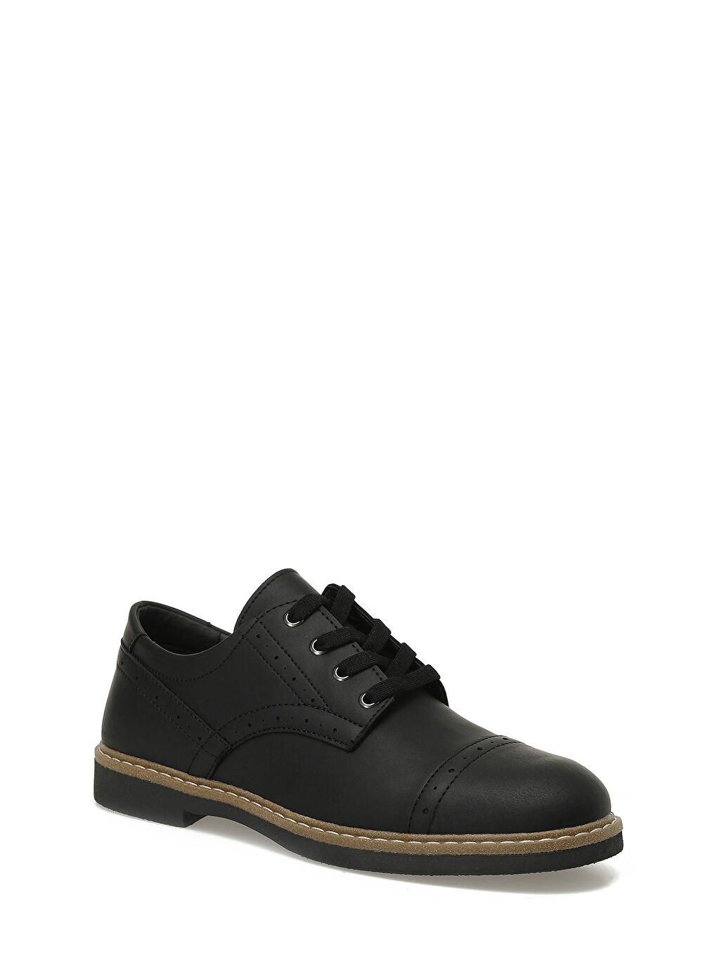 358375.M P 5PR Siyah Erkek Klasik Ayakkabı-1