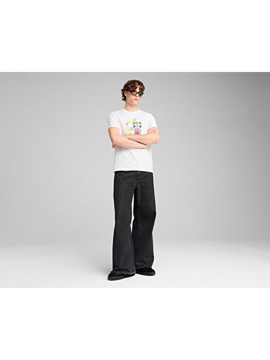 Karışık Ferrari Race Graphic Tee 2 Erkek Günlük Tişört 63023704 Renkli-2