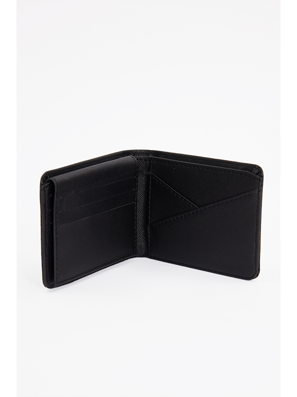 Vegan Deri Erkek Siyah Cüzdan-1