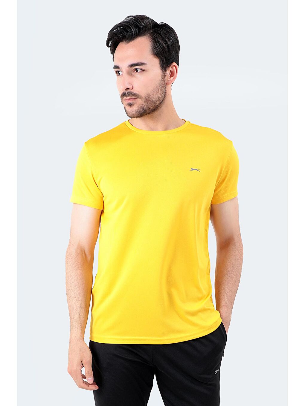 SLAZENGER Sarı REPUBLIC Erkek Kısa Kollu T-Shirt Sarı