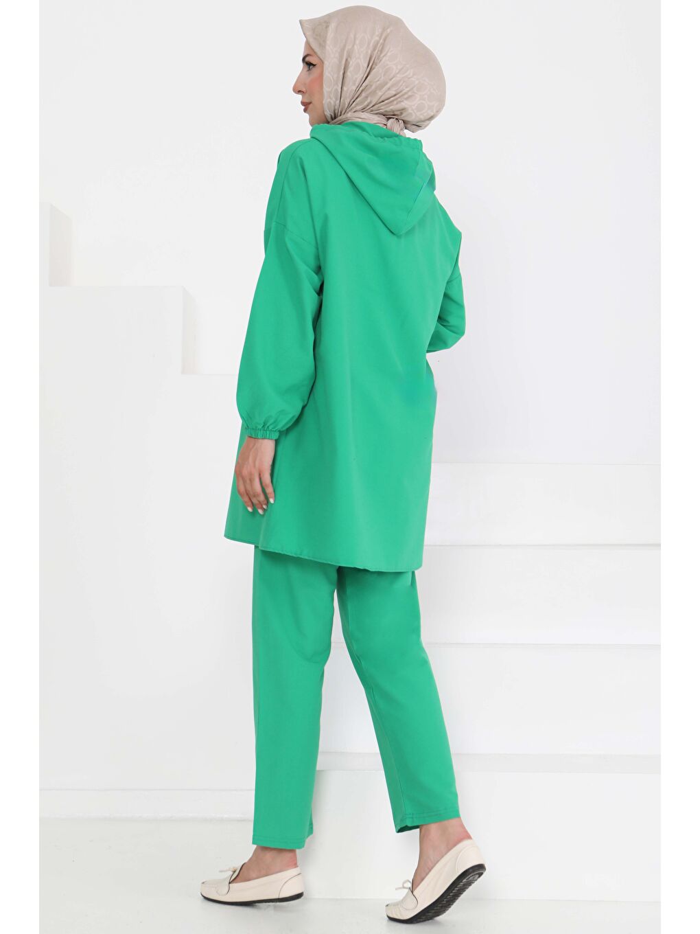 Yeşil Tunik Pantolon İkİli Takım Yesil - 27290-5