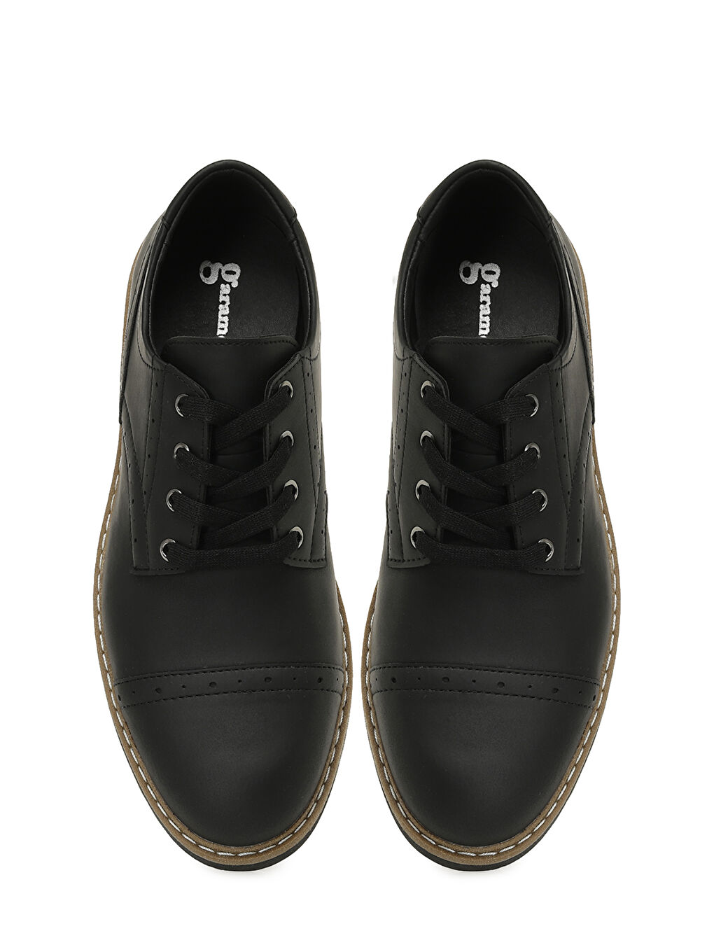 358375.M P 5PR Siyah Erkek Klasik Ayakkabı-3