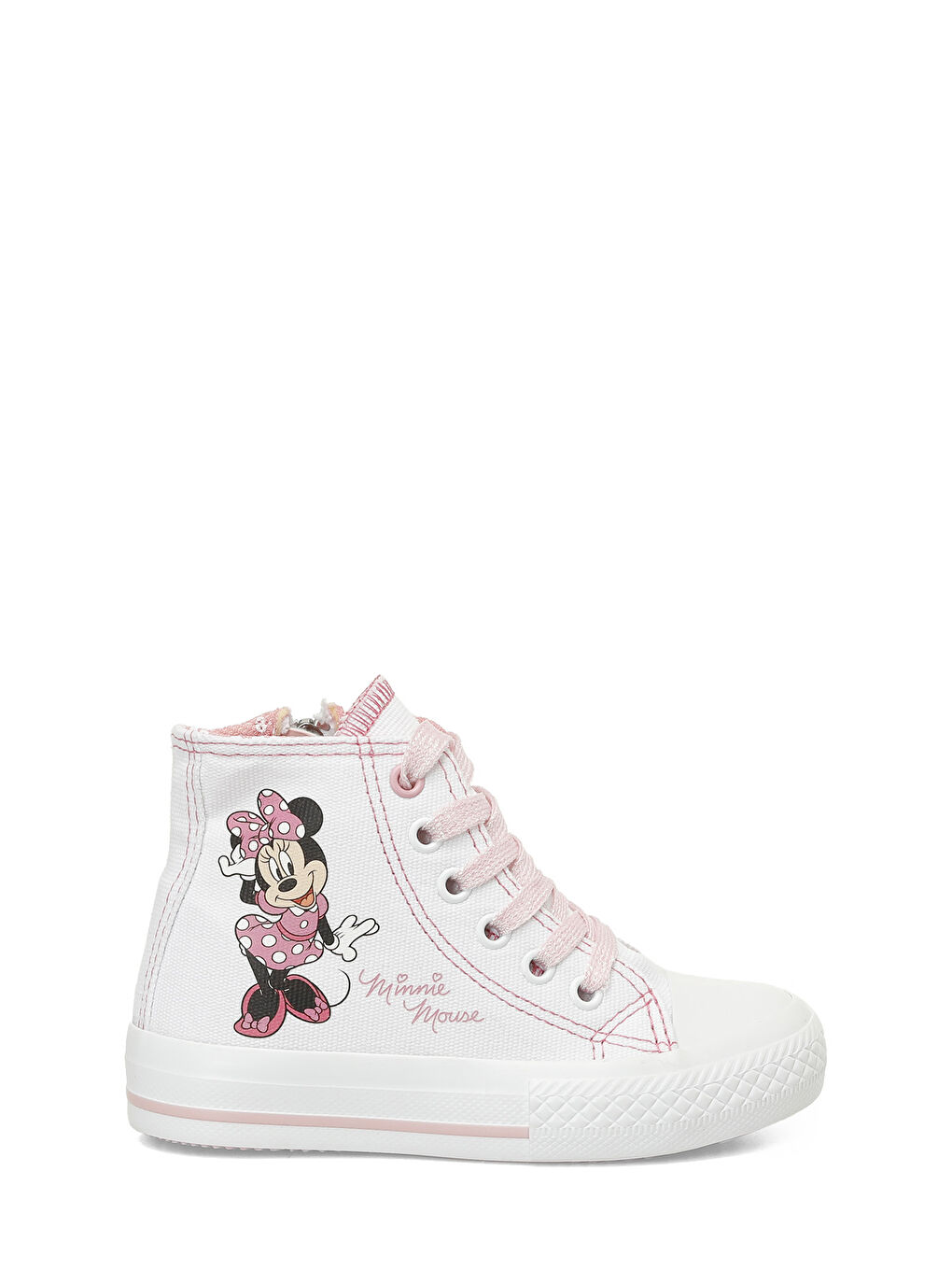 MAYA.P5FX Beyaz Kız Çocuk High Sneaker