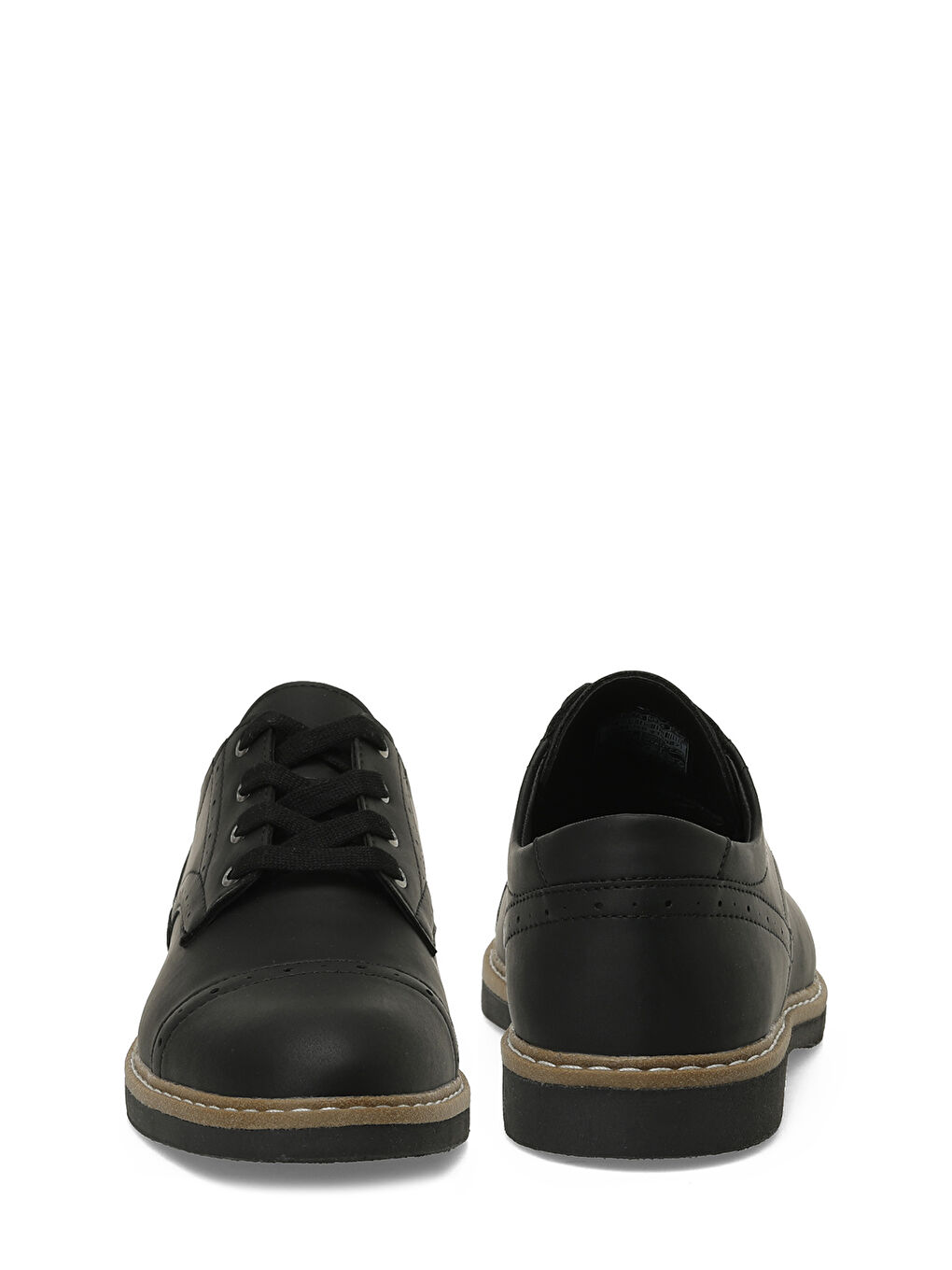 358375.M P 5PR Siyah Erkek Klasik Ayakkabı-4