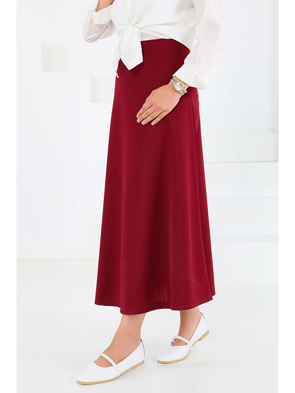 Çan Etek Bordo - 27075-3