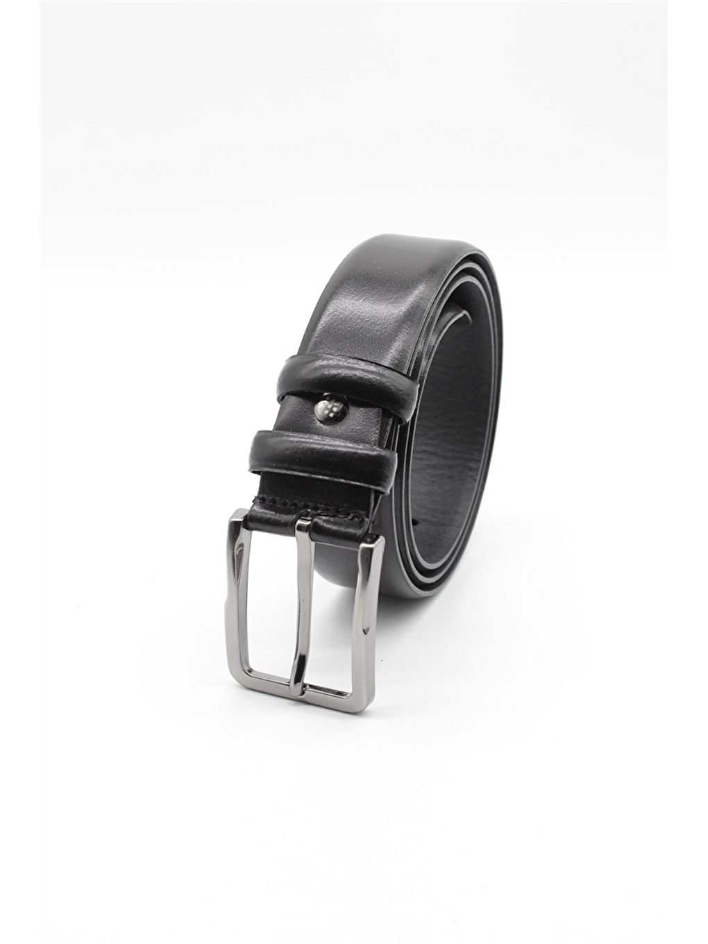 Siyah Düz Classic %100 Deri Dikişsiz Kemer 1046255307