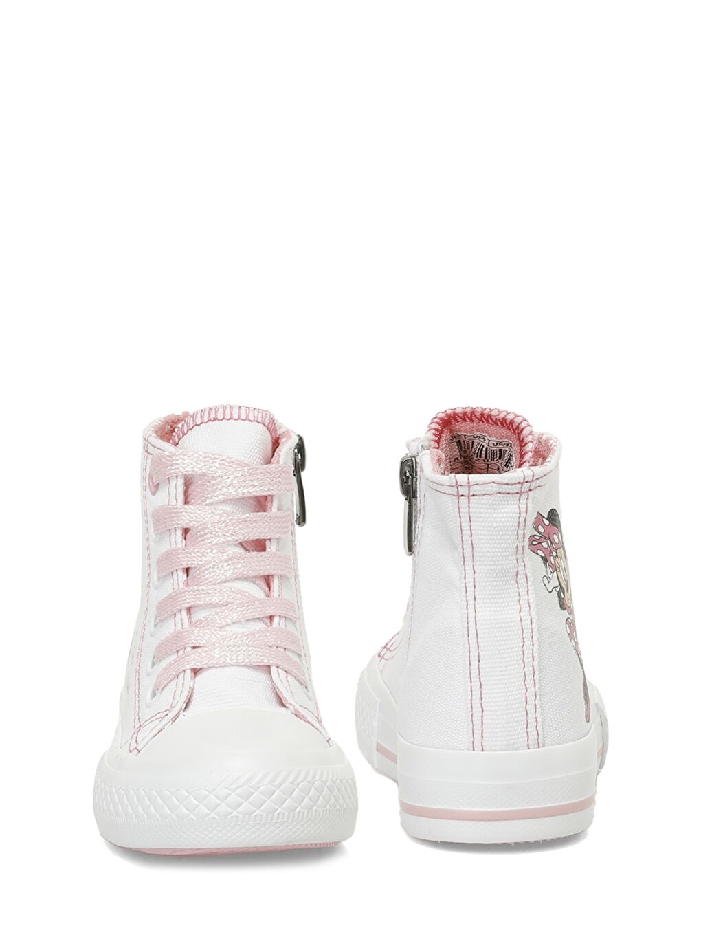 MAYA.P5FX Beyaz Kız Çocuk High Sneaker-4