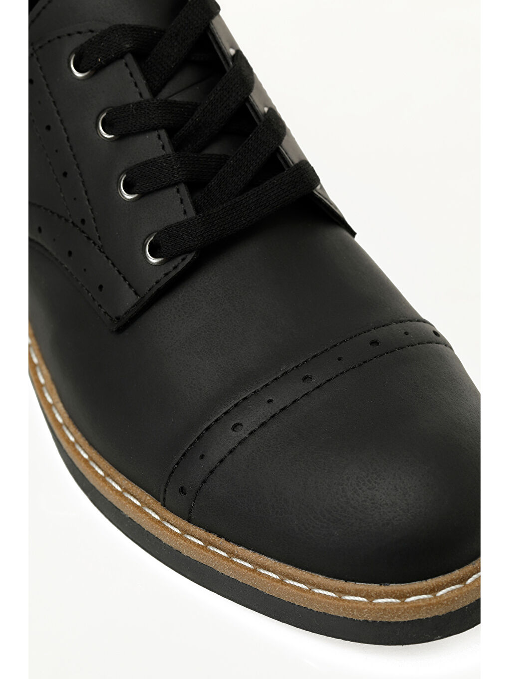 358375.M P 5PR Siyah Erkek Klasik Ayakkabı-6