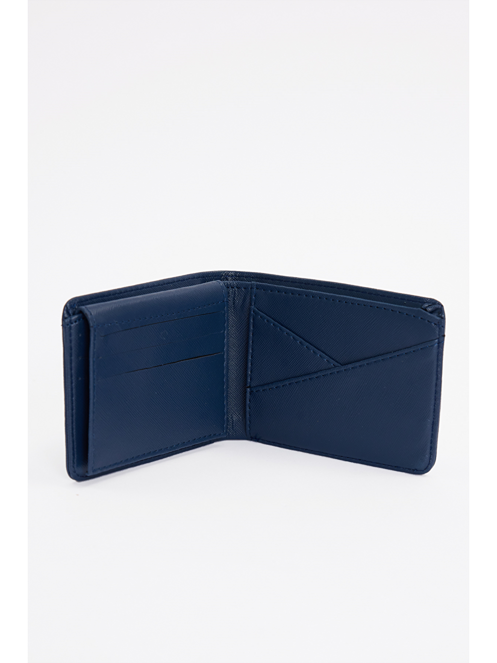 Vegan Deri Erkek Lacivert Cüzdan-1