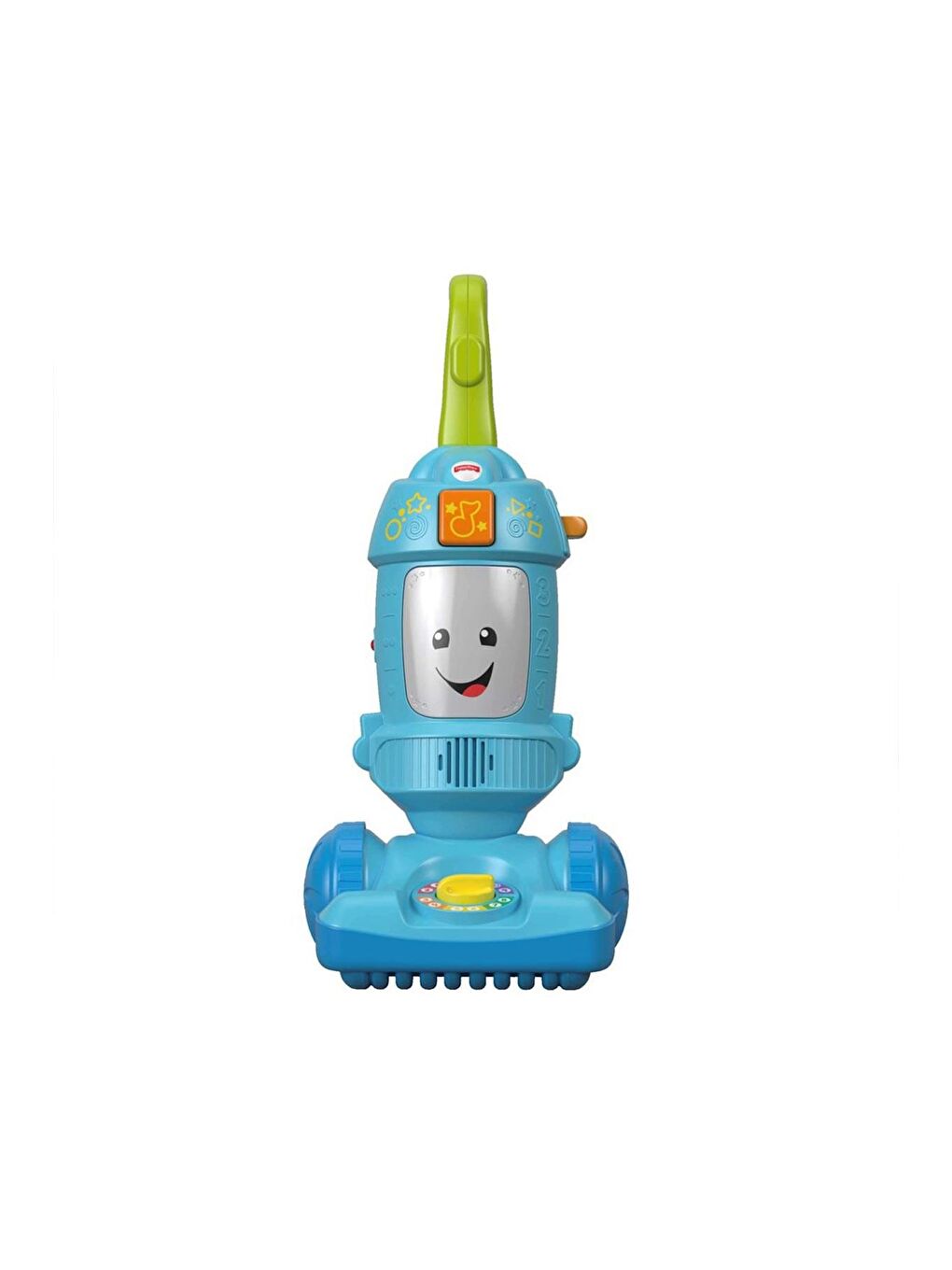 FISHER PRICE Beyaz-Renklibaskı Neşeli Oyuncak Süpürge Türkçe