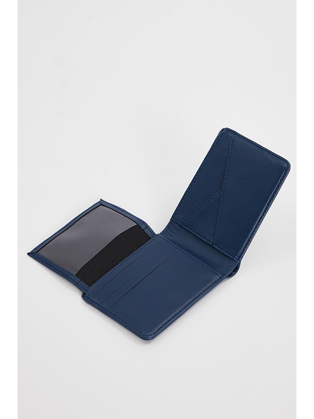 Vegan Deri Erkek Lacivert Cüzdan-3