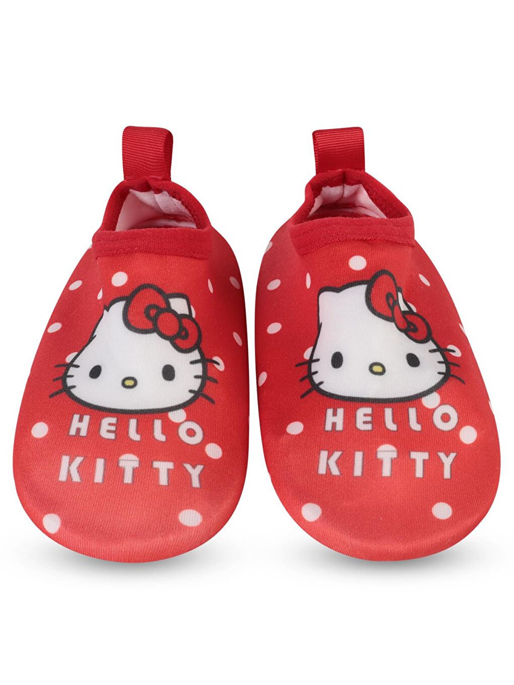 Baskılı Tabanlı 21-25 Numara Deniz Ayakkabısı - Kırmızı 24-1