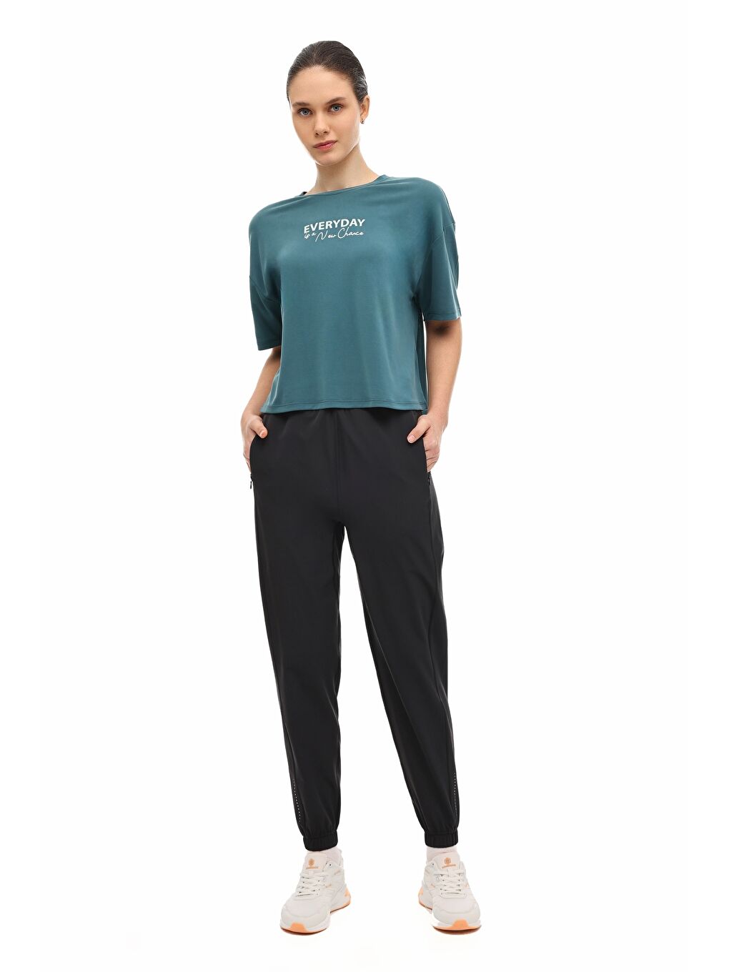 WL 22SERENA 6FX Siyah Kadın Eşofman Altı-2