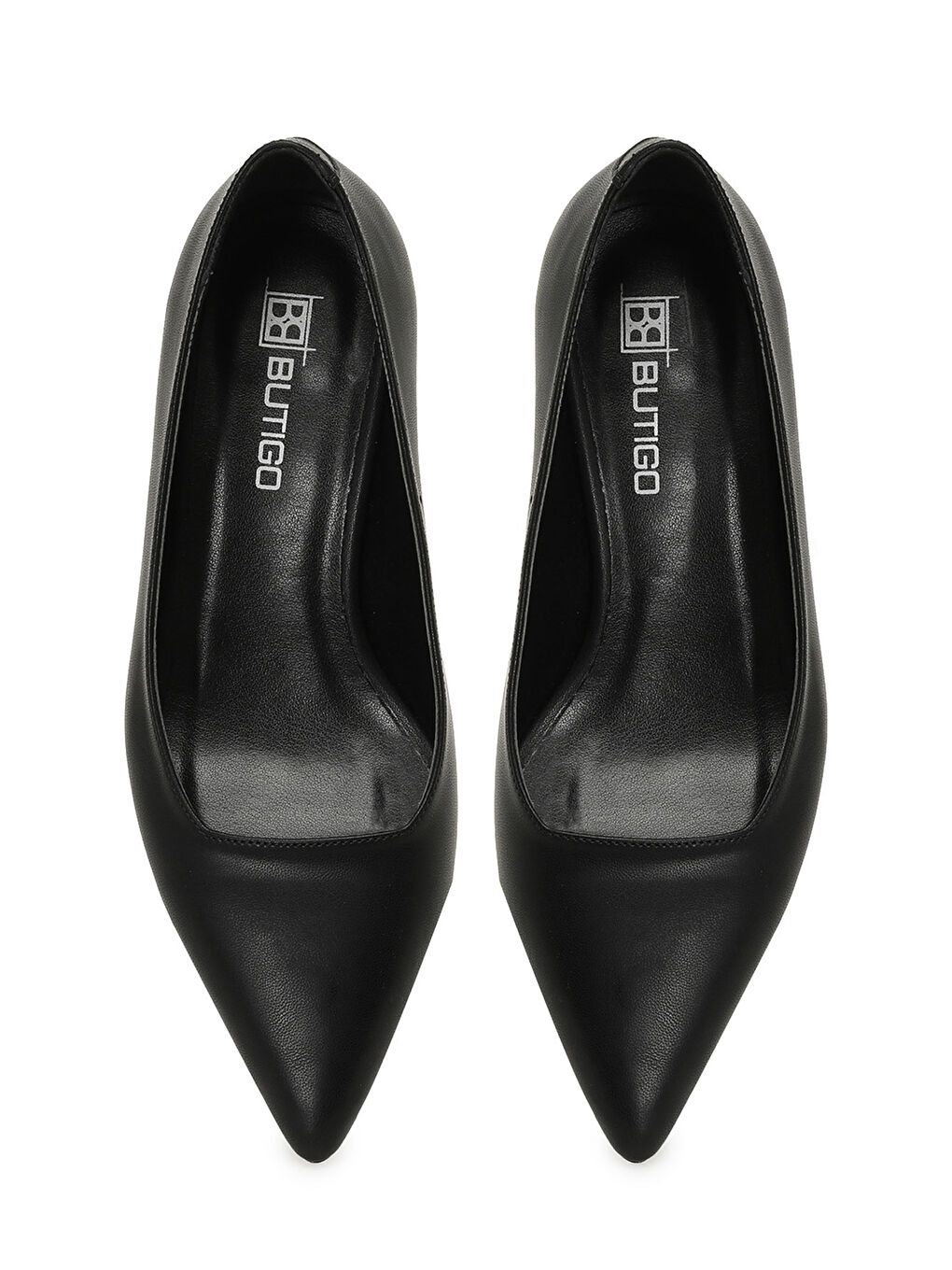 25K-2047 5PR Siyah Kadın Topuklu Ayakkabı-3