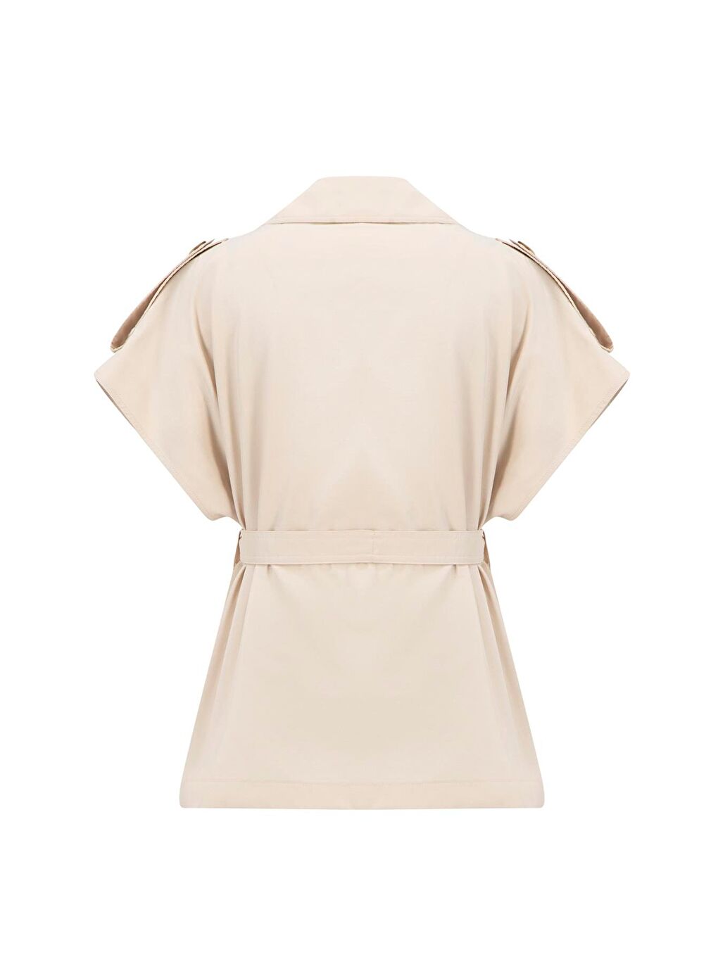 Trençkot Yelek 25Yh528 Bej-1