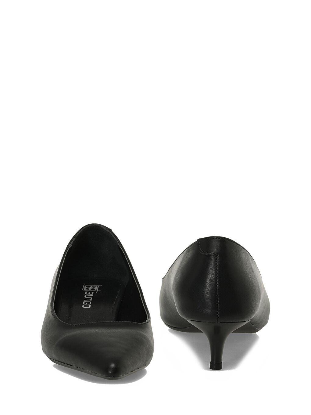 25K-2047 5PR Siyah Kadın Topuklu Ayakkabı-4