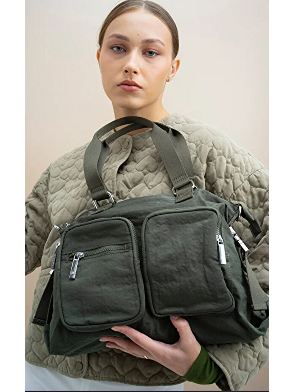 Yeşil Kadın Omuz Çantası BYN2336