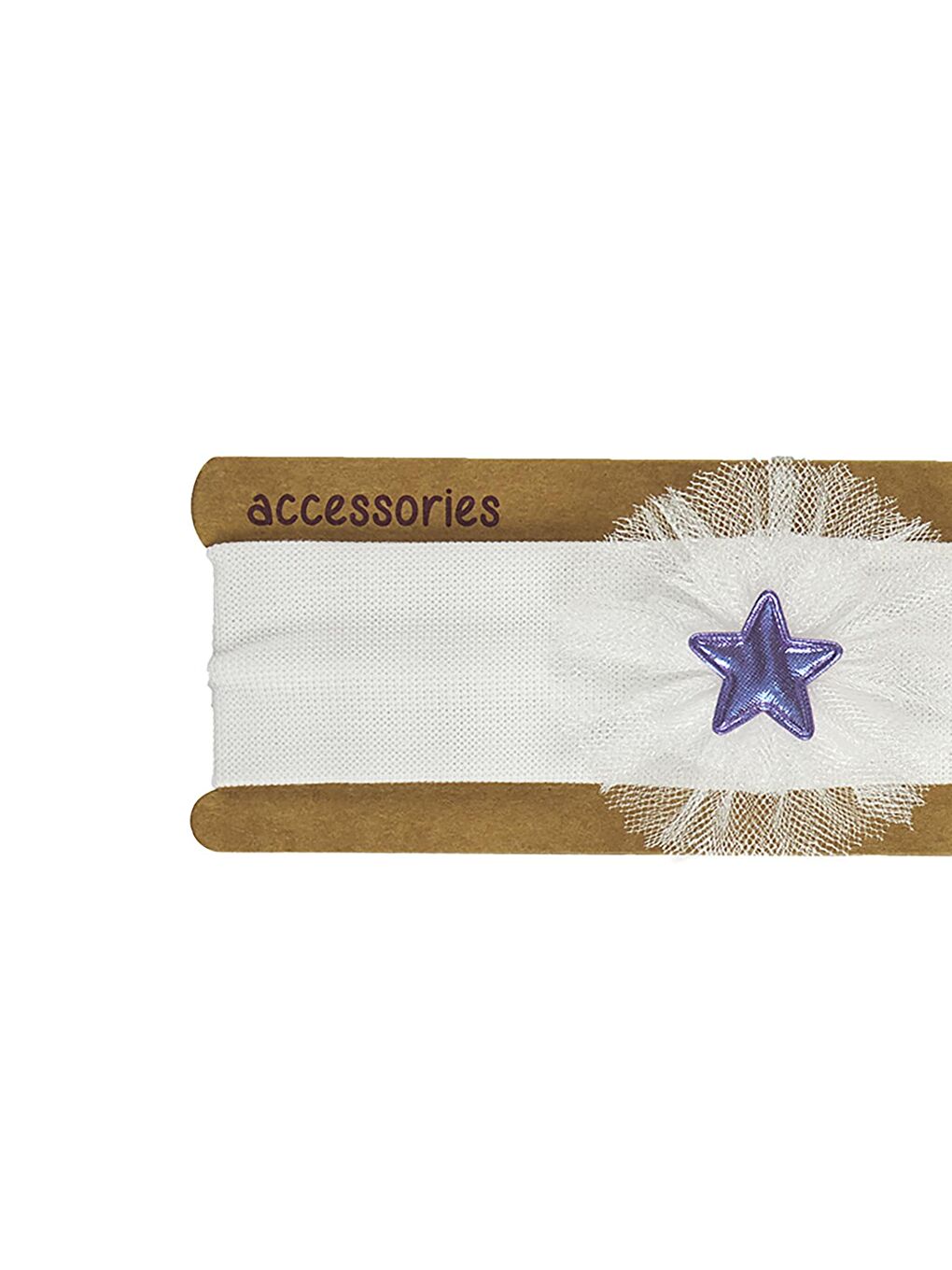 Beyaz Kız Çocuk Saç Bandı-1