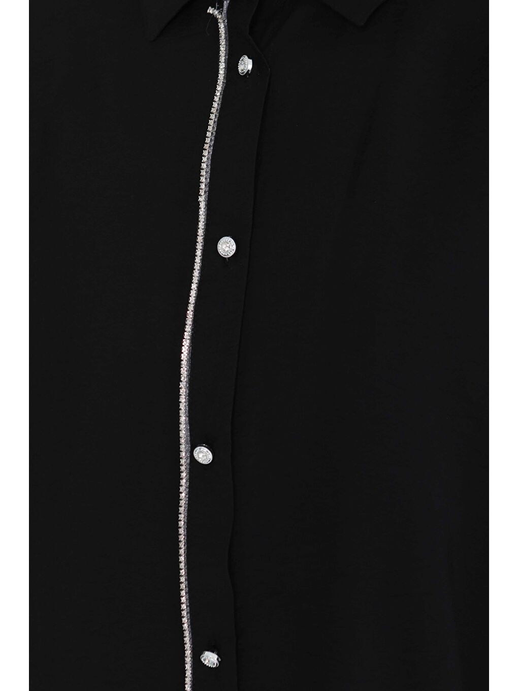 Taş Detaylı Tunik Siyah - 27432-4