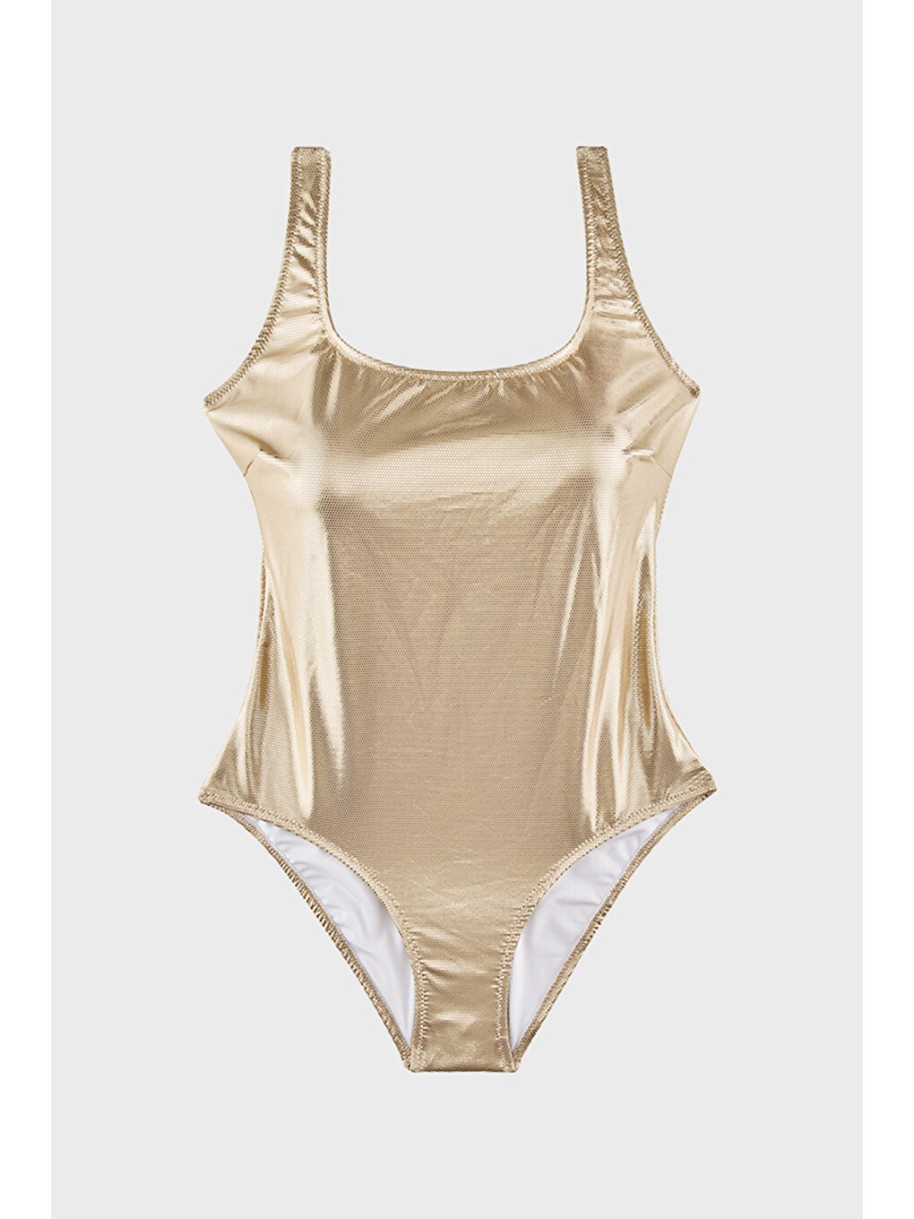 Sarı Zelma Gold Uv Korumalı Parlak Kadın Mayo SM2644000011