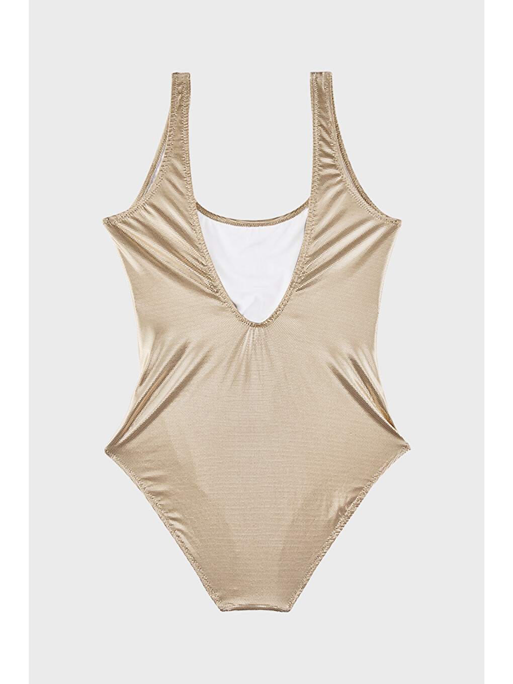 Sarı Zelma Gold Uv Korumalı Parlak Kadın Mayo SM2644000011-1