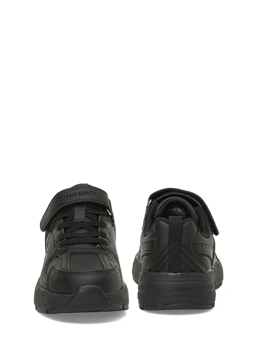 POL PU JR 5PR Siyah Erkek Çocuk Spor Ayakkabı-4