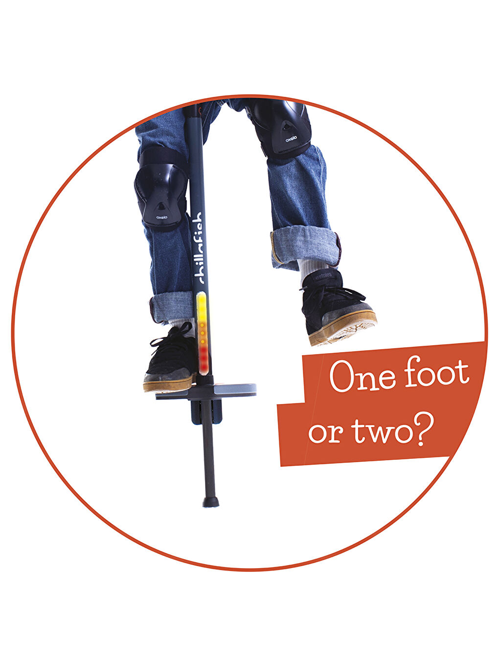 Poogi Glow- Pogo Stick Işıklı - Papaya (Çocuk)-6