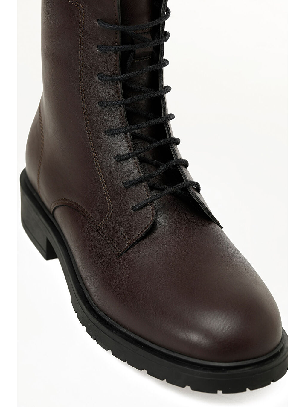 Kahverengi 25K-7110 5PR Bordo Kadın Bot-5