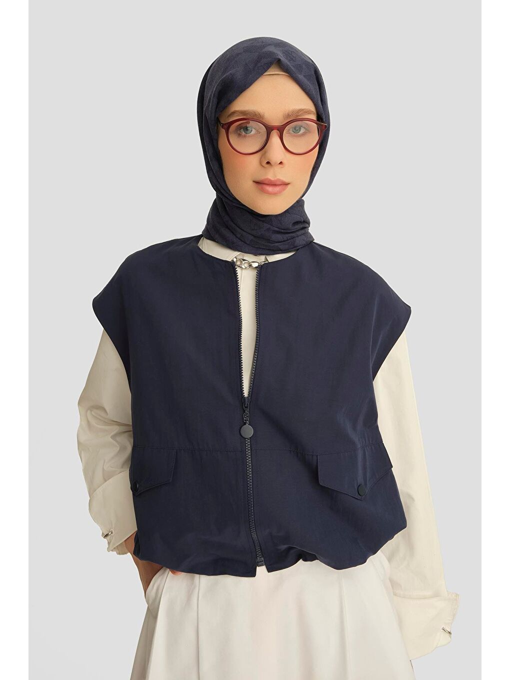 Bomber Yelek 25Y4504 Lacivert-3