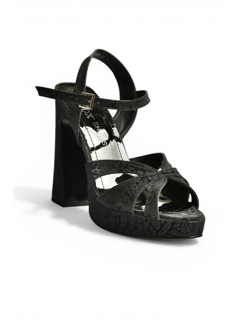 Siyah Kadın Topuklu Ayakkabı Y246170214-1