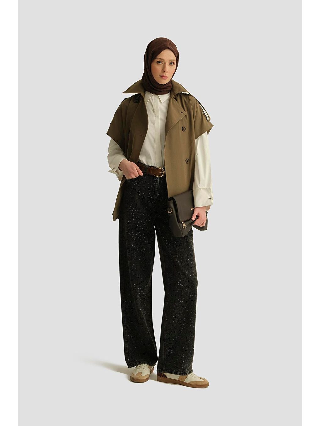 Trençkot Yelek 25Yh528 Haki-2