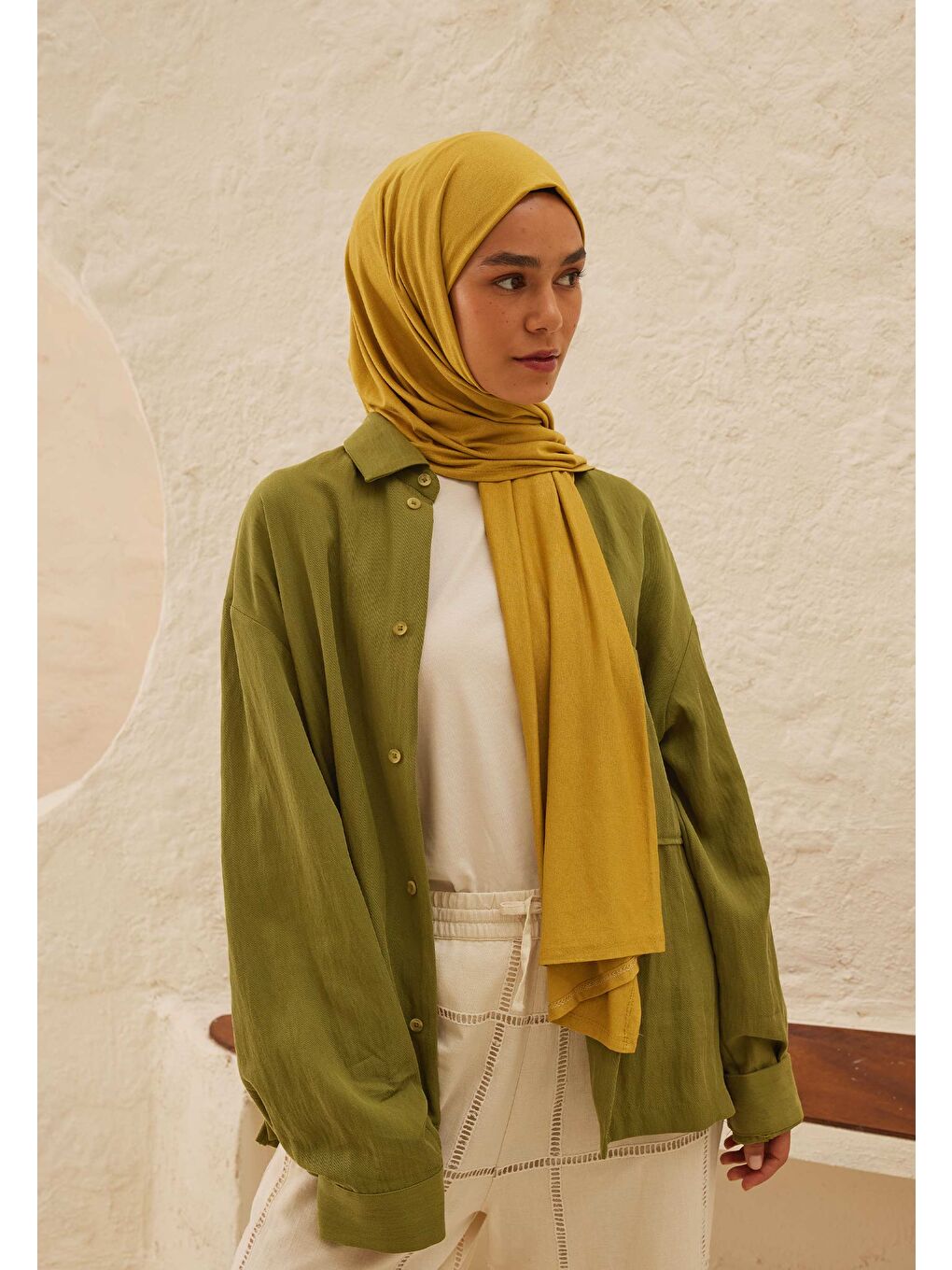 Penye Şal Tatlı Sarı-1