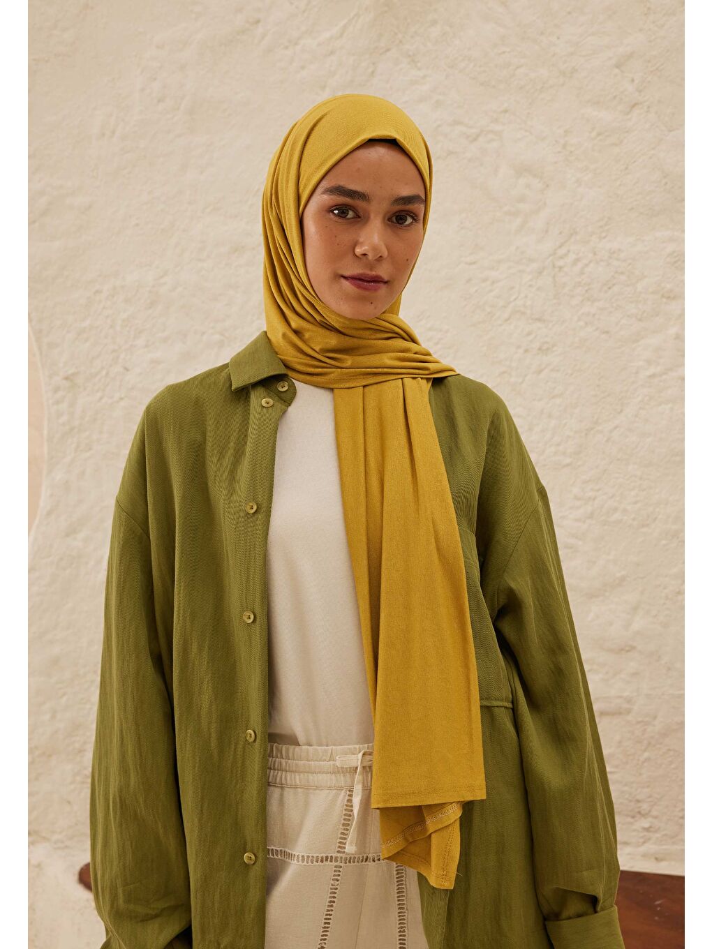 Penye Şal Tatlı Sarı-3