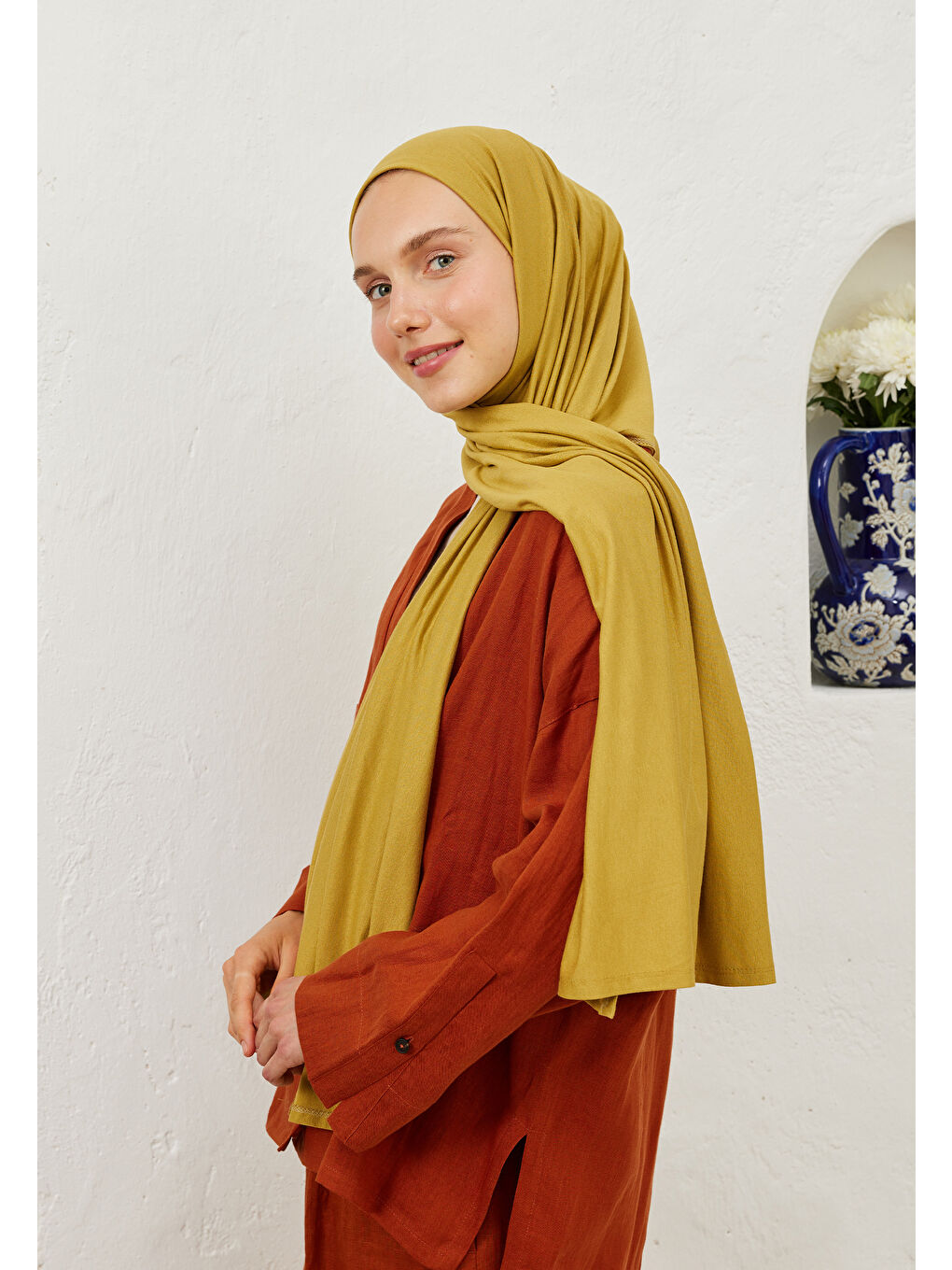 Penye Şal Tatlı Sarı-4