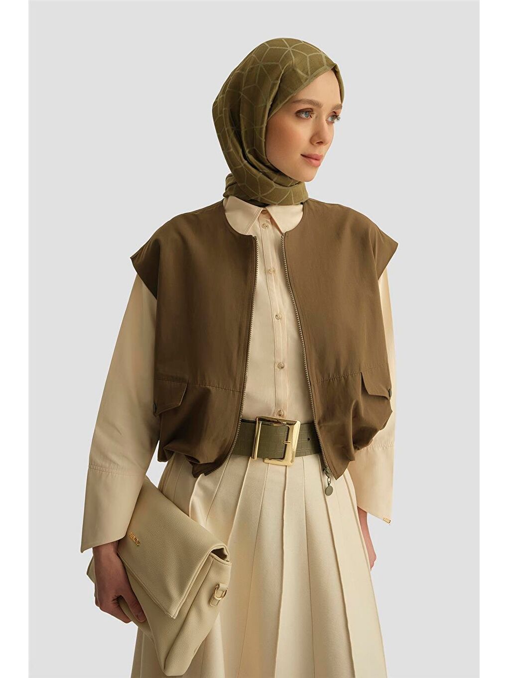 Bomber Yelek 25Y4504 Haki-1