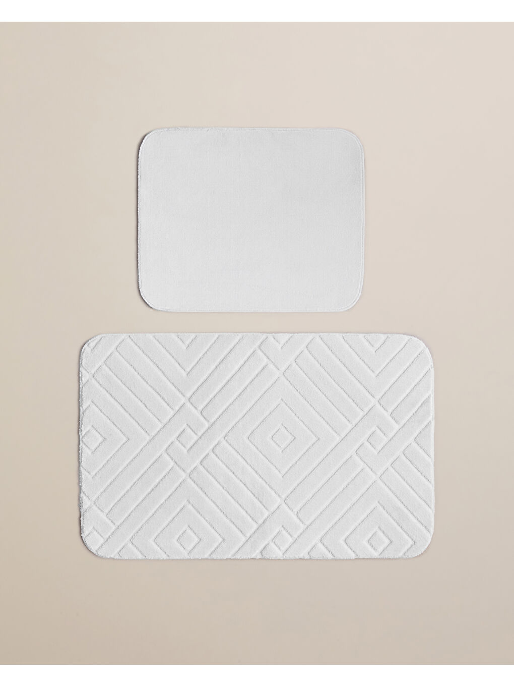 Twillow Banyo Paspası Seti 60x100 cm + 50x60 cm Açık Gri