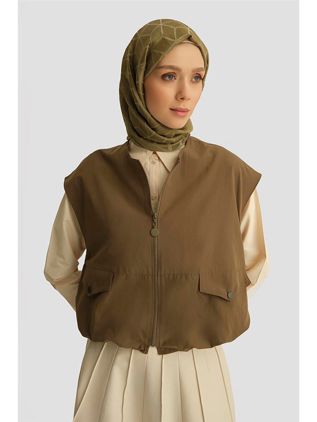 Bomber Yelek 25Y4504 Haki-3