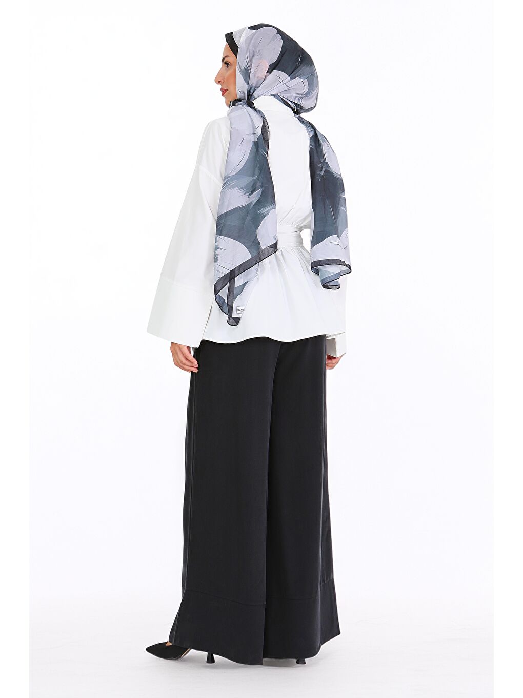 Belden Bağlamalı Tunik Beyaz - 27550-5