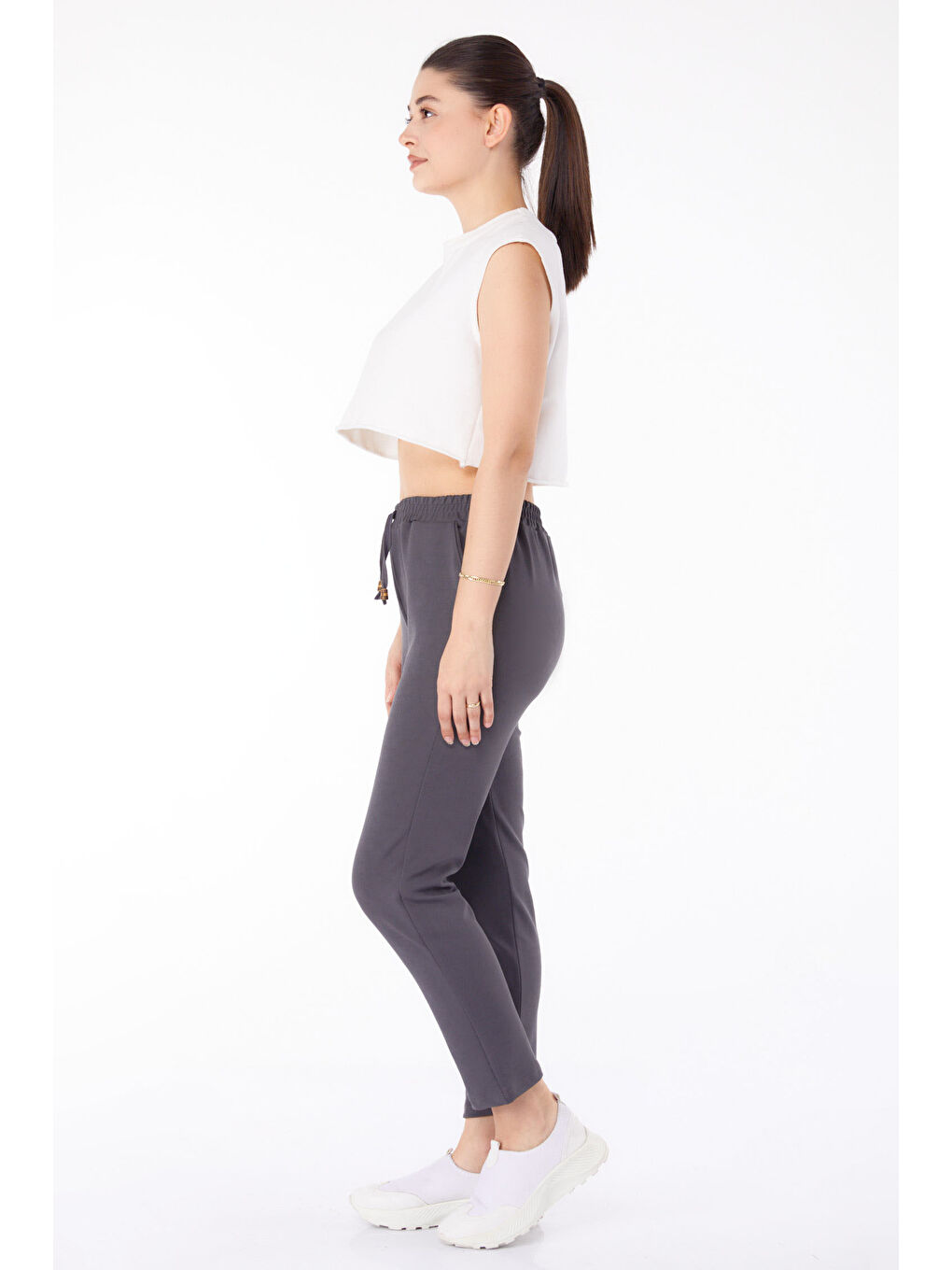 Gri Havuç Pantolon Füme - 27076-2