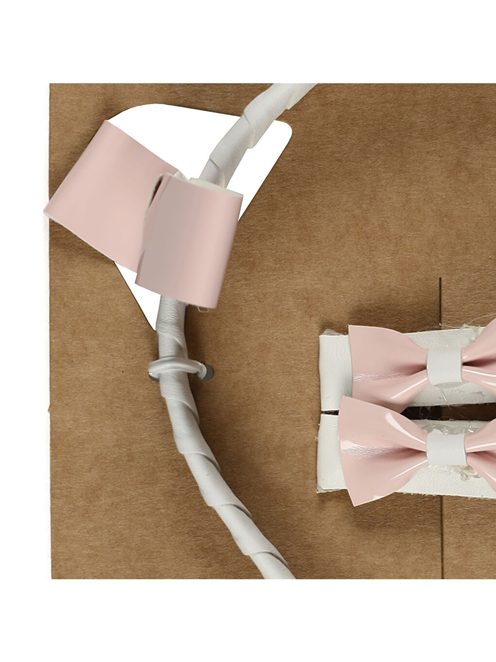 Beyaz Kız Çocuk Taç Toka Set-1