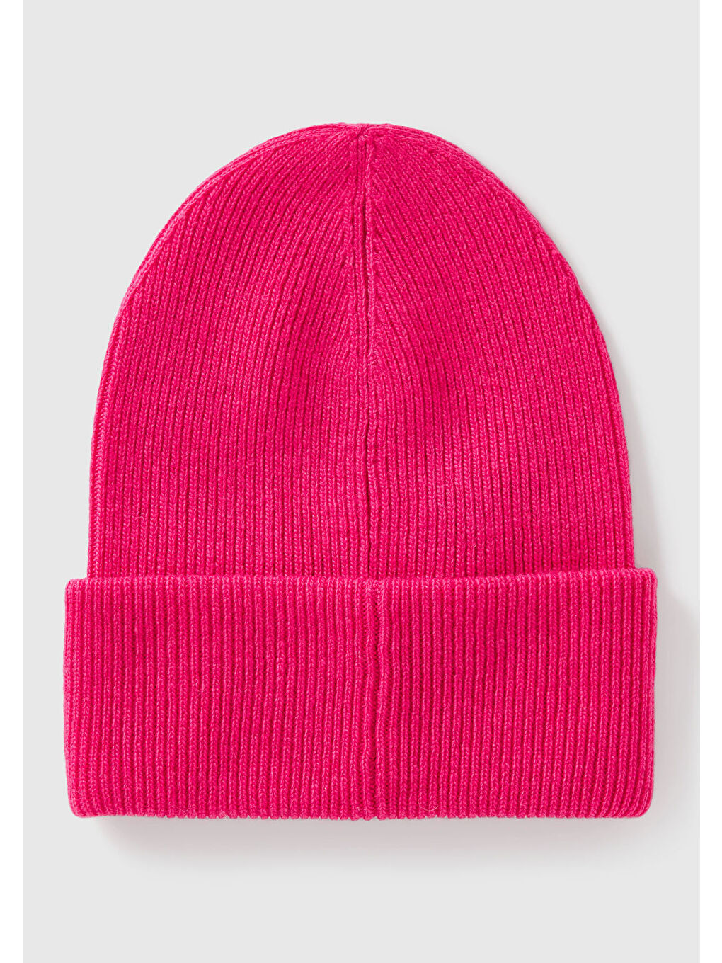 Kız Çocuk Pembe Yün ve Viskoz Karışımlı Logo Nakışlı Bere-1