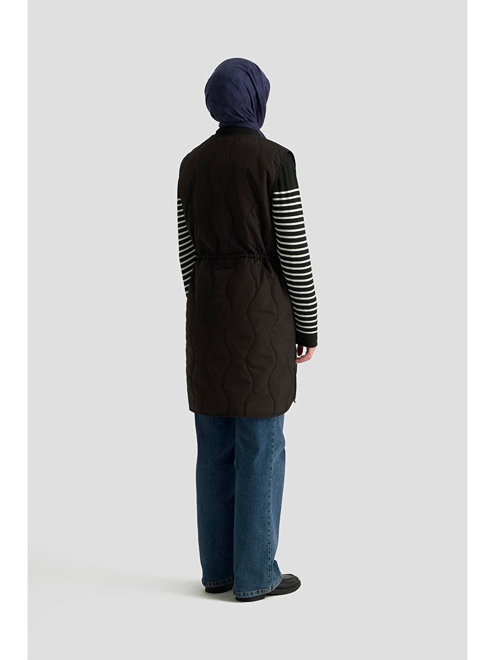 Kapitone Yelek 25K4807 Siyah-3