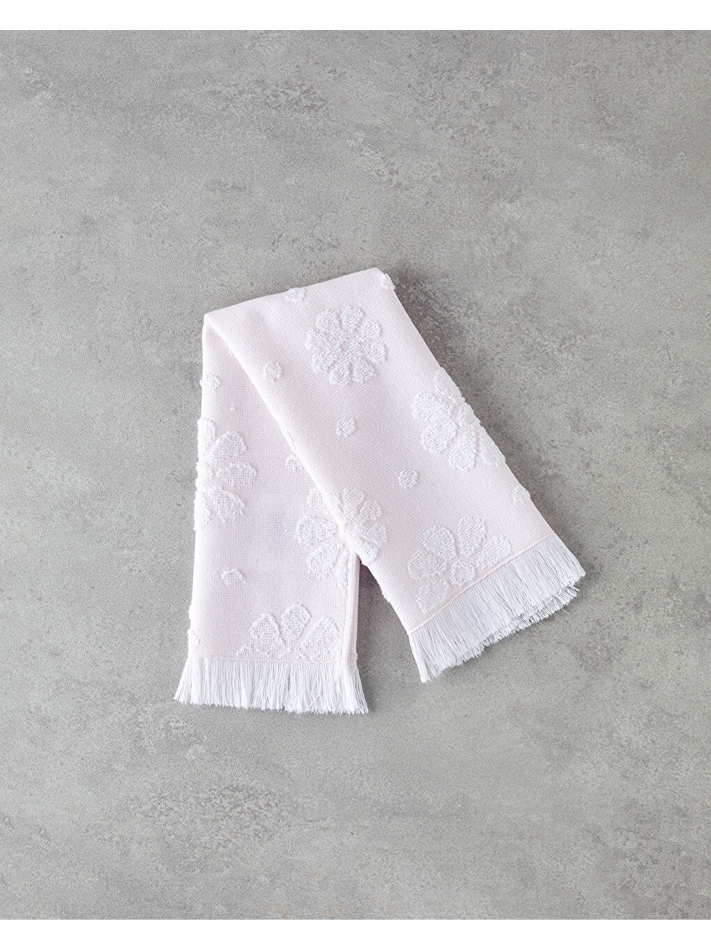 Pembe Lusty Pamuk Polyester Kurulama Bezi 30x50 cm Pudra