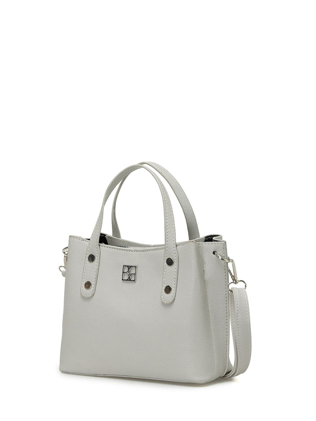 Bej NTRL PRM CKGZ EL 5PR GRI Kadın El Çantası-1