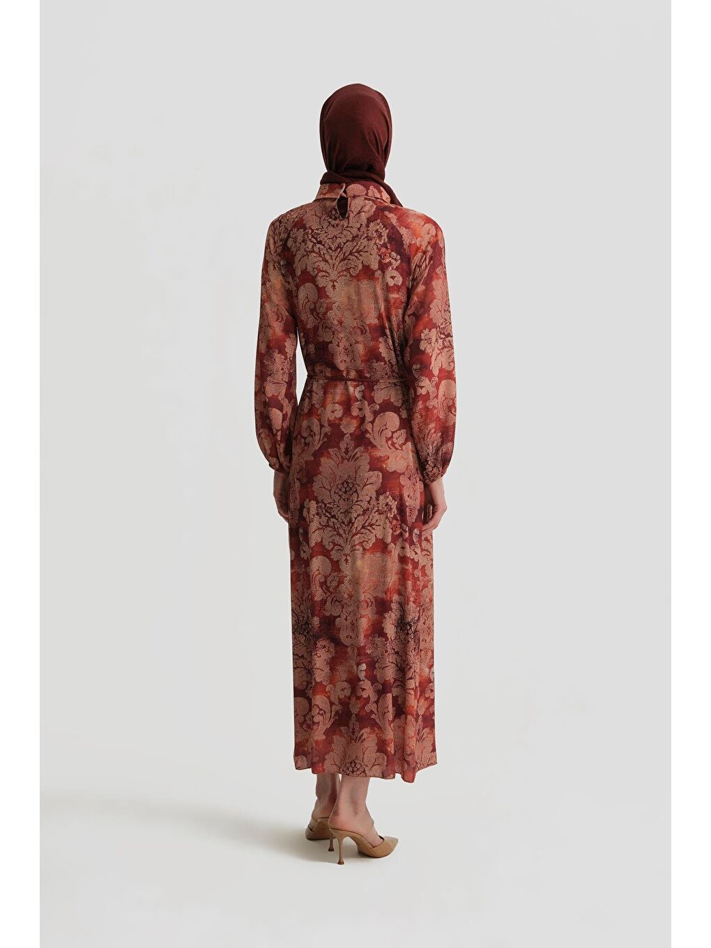 Elbise 25K9030 Bordo-6