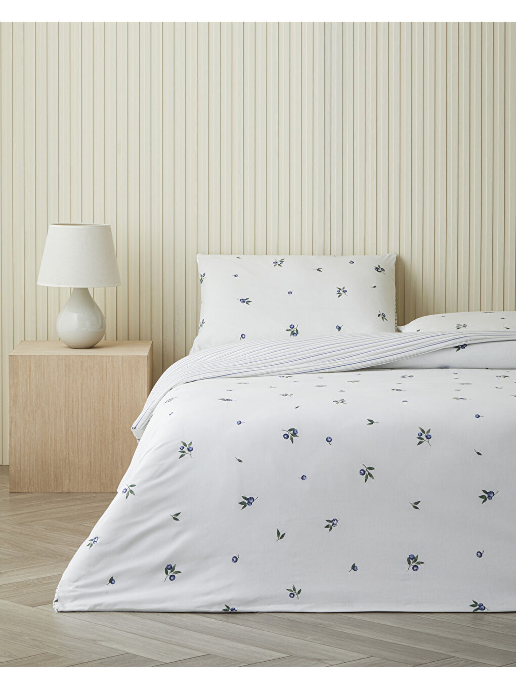 Berryscus Kolay Ütülenir Çarşaflı Tek Kişilik Nevresim Takımı 160x220 cm Mor-1